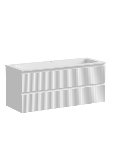 Тумба под раковину Sancos SNOB R SNR120W 120х45х50 подвесная цвет белый